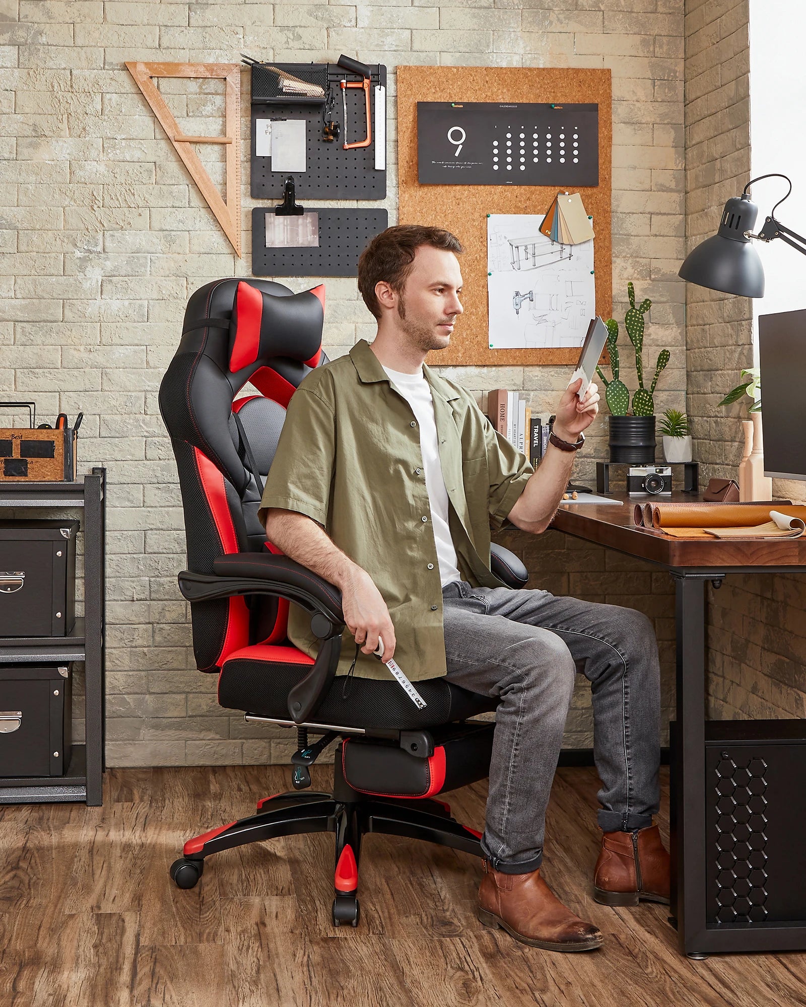 SONGMICS Home Office Height Adjustable Home Office Gaming chair Office Chair