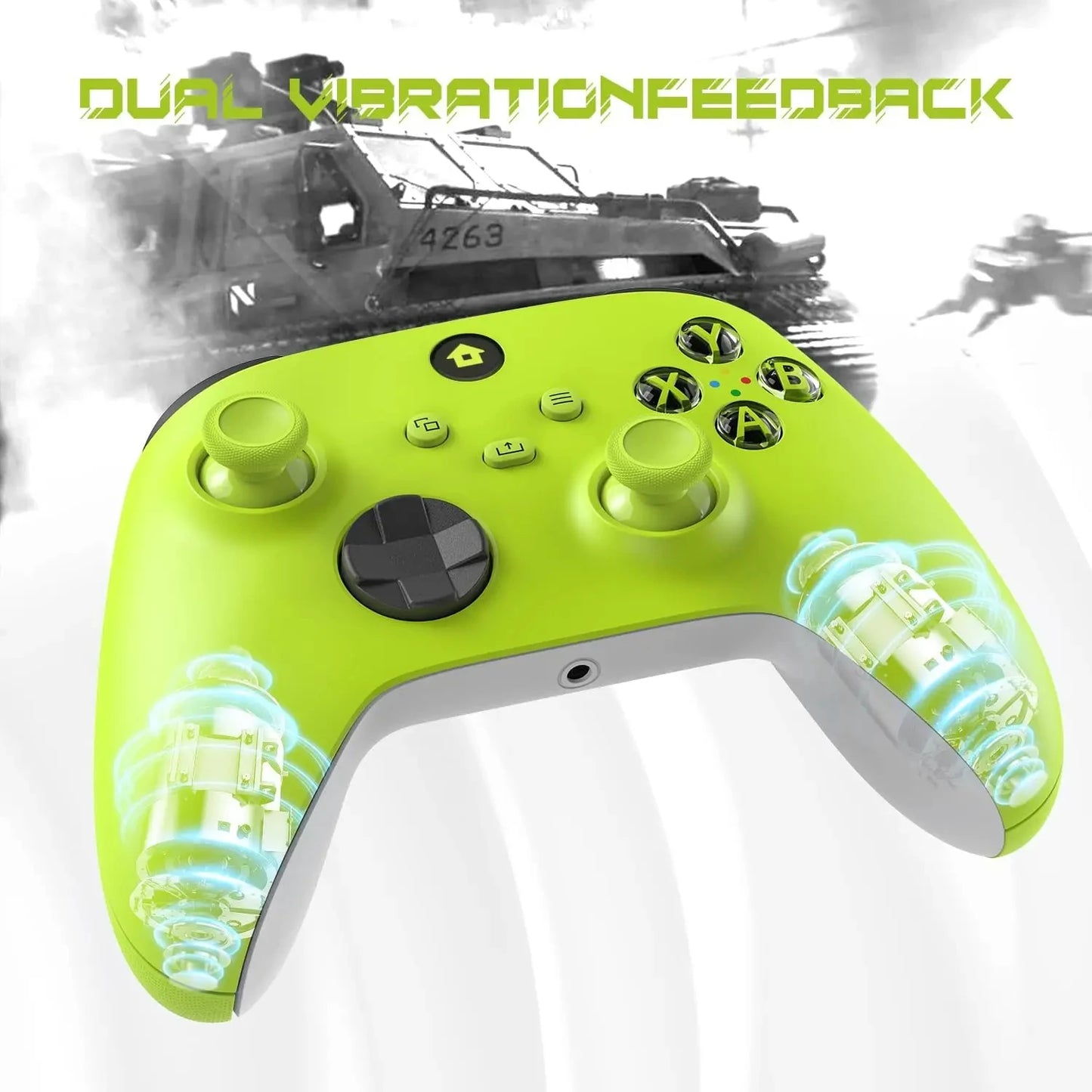 2025 New Wireless Controller Compatible with Xbox One, Xbox Series X/S, Xbox One X/S, PC with 2.4GHz Wireless Adapter Gamepad