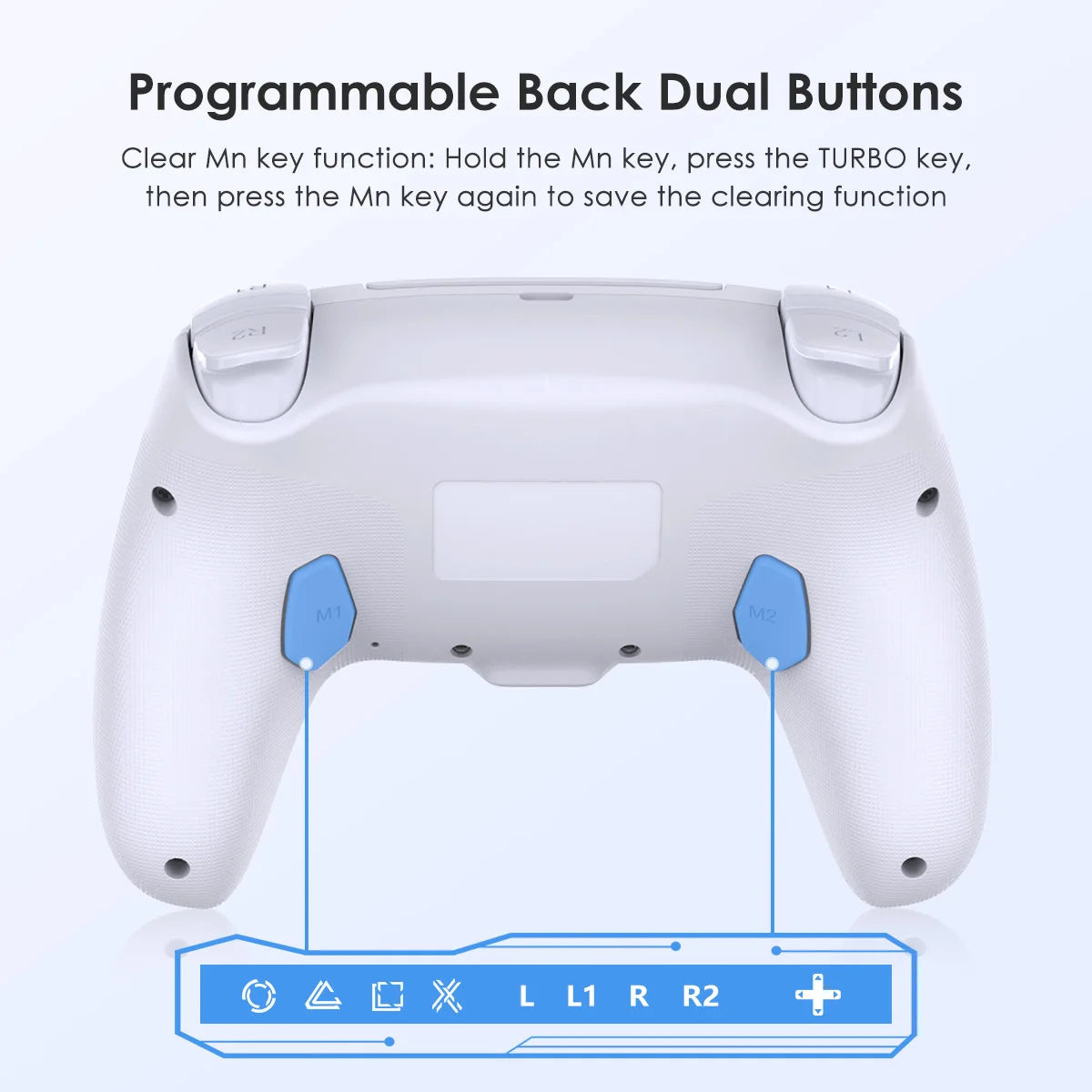 Playstation 5 Controller For Ps5/Ps5 Pro/Ps5 Slim With Hall Joystick Dual Vibration Wireless Bluetooth Gamepad Turbo Programming