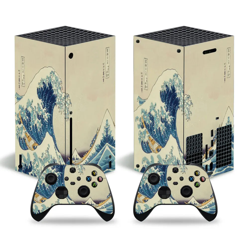 Sticker Cover for Xbox Series X Console Protective Cover Wrap for X box Series X Controller Protective Vinyl Decal